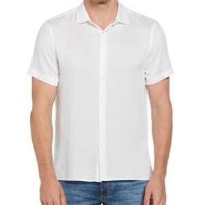 Perry Ellis Men's Classic White Short Sleeve Shirt